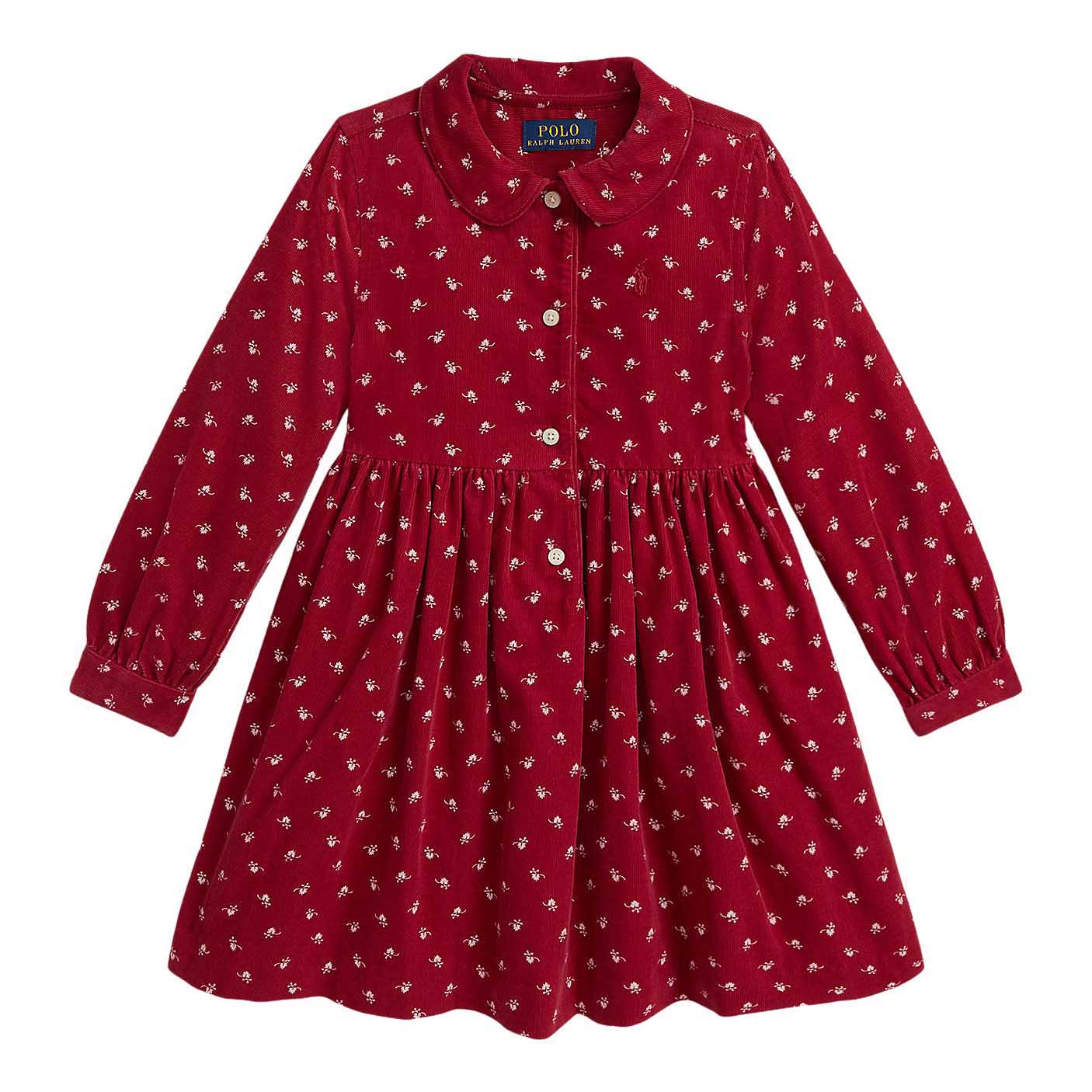 Polo Ralph Lauren Floral Cotton Corduroy Shirtdress